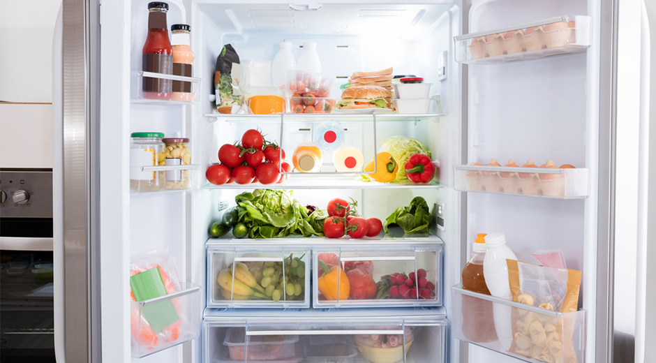 Storing food in the freezer